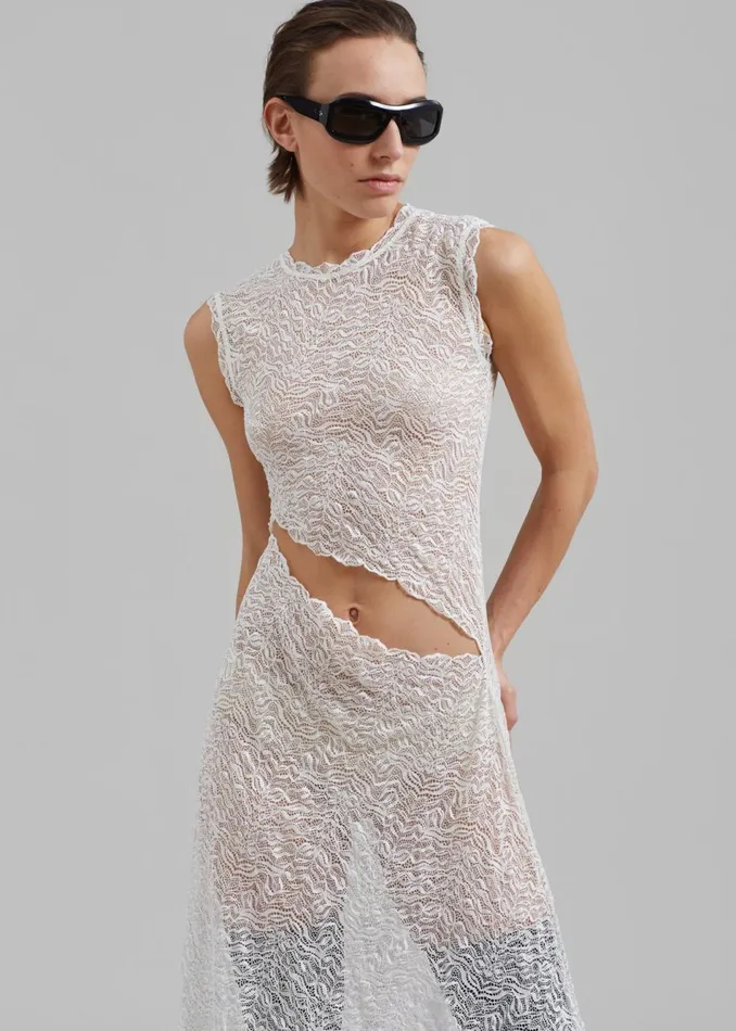 Women The Frankie Shop Dresses Beaufille Silva Dress White
