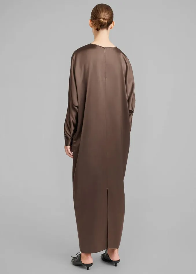 Women The Frankie Shop Dresses By Malene Birger Odelle Maxi Dress Warm Brown