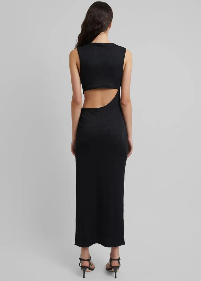 Women The Frankie Shop Dresses Christopher Esber Folia Float Buckle Tank Dress Black