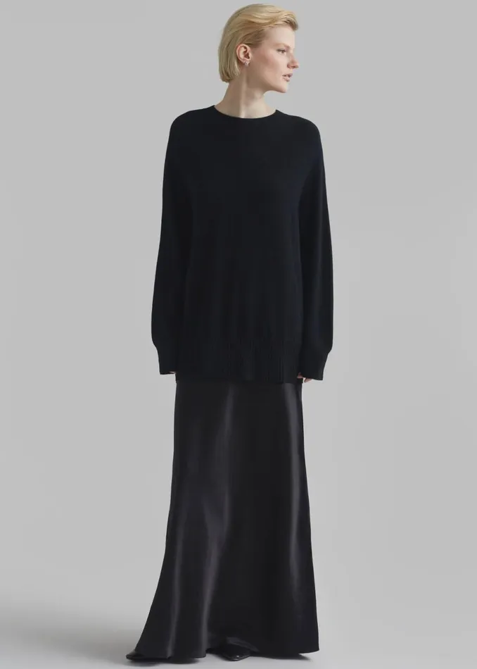 Women The Frankie Shop Dresses Christopher Esber Monument Long Dress Black