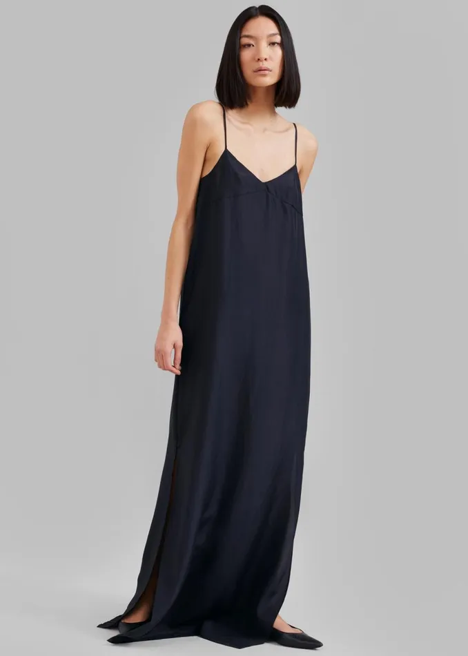 Women The Frankie Shop Dresses Dylana Sleeveless Maxi Dress Navy