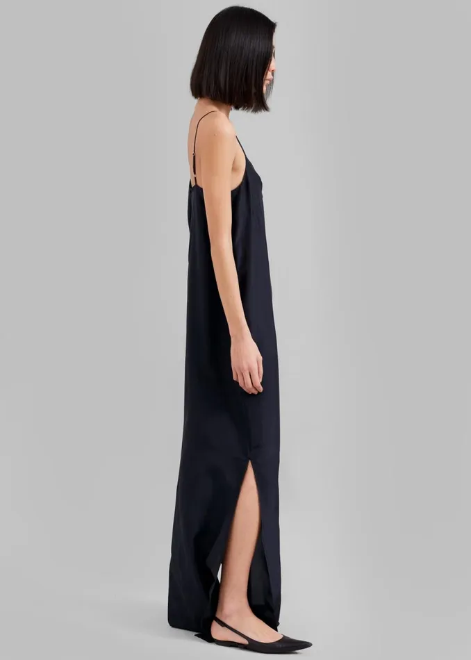 Women The Frankie Shop Dresses Dylana Sleeveless Maxi Dress Navy