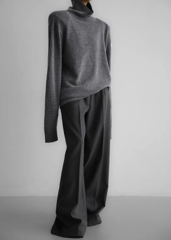 Women The Frankie Shop Dresses Emilia Mini Padded Sweater Dress Grey