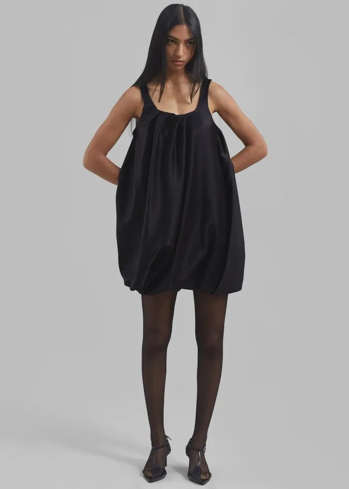 Women The Frankie Shop Dresses JW Anderson Twisted Mini Dress Black