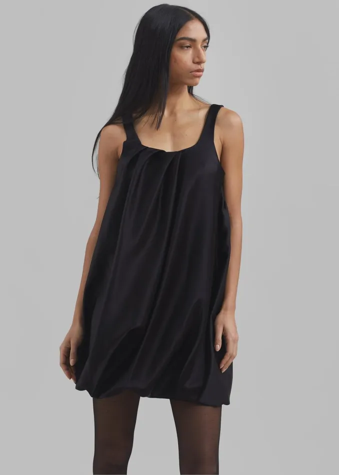 Women The Frankie Shop Dresses JW Anderson Twisted Mini Dress Black