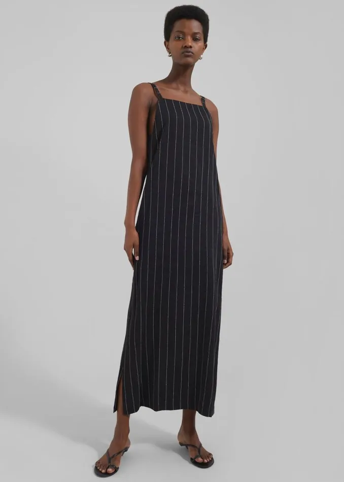 Women The Frankie Shop Dresses Loulou Studio Etta Dress Blackivory