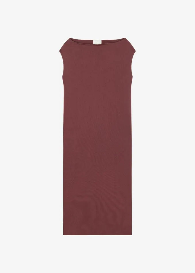 Women The Frankie Shop Dresses Loulou Studio Martial Off Shoulder Dress Midnight Bordeaux