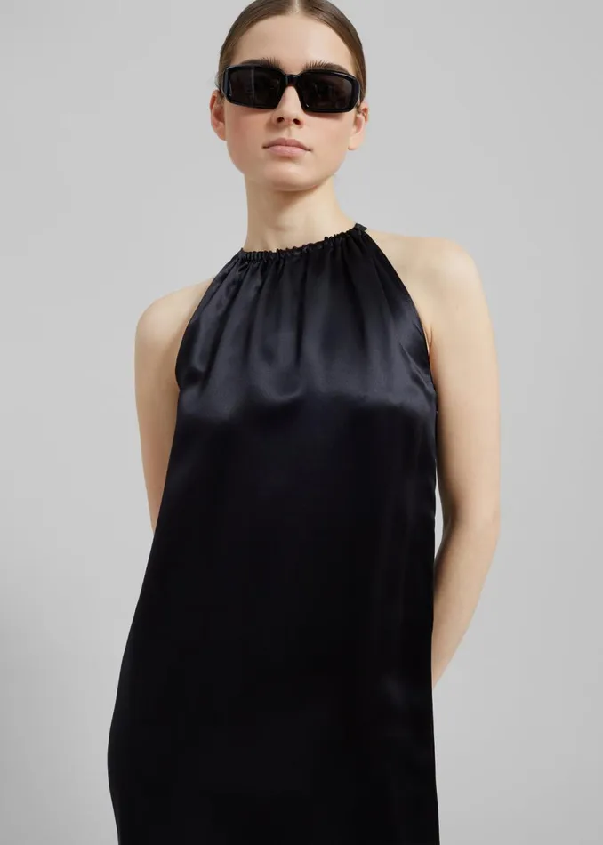 Women The Frankie Shop Dresses Loulou Studio Morene Long Dress Black