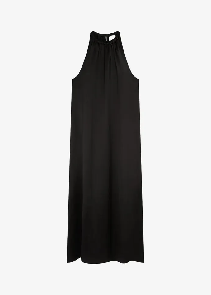 Women The Frankie Shop Dresses Loulou Studio Morene Long Dress Black