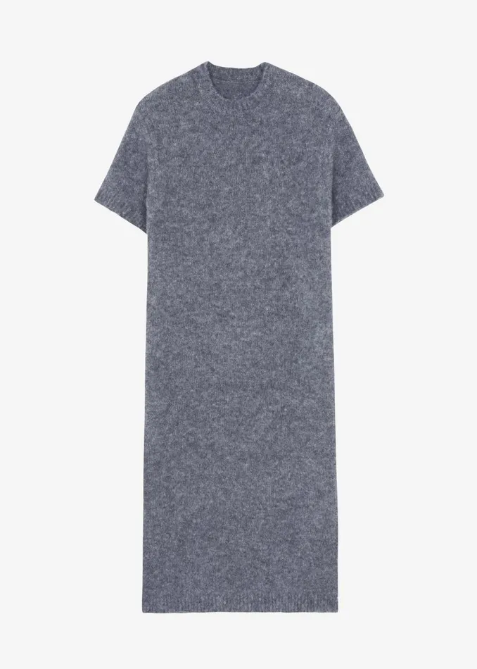 Women The Frankie Shop Dresses Luz Knit Dress Grey