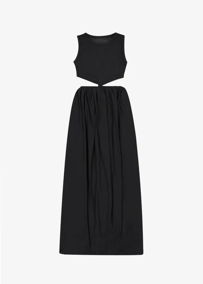 Women The Frankie Shop Dresses Mara Cut Out Maxi Dress Black