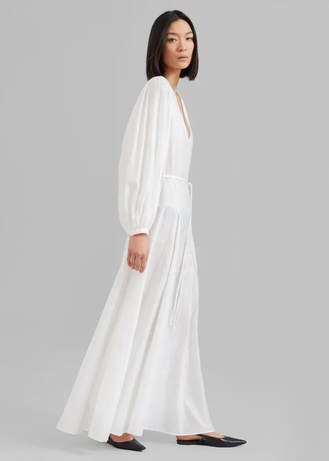 Women The Frankie Shop Dresses MATIN Cortona Dress White