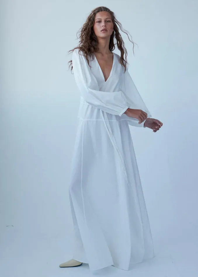 Women The Frankie Shop Dresses MATIN Cortona Dress White