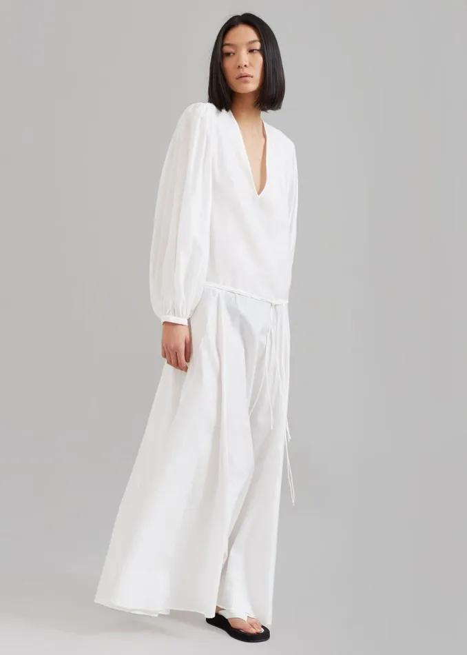 Women The Frankie Shop Dresses MATIN Cortona Dress White