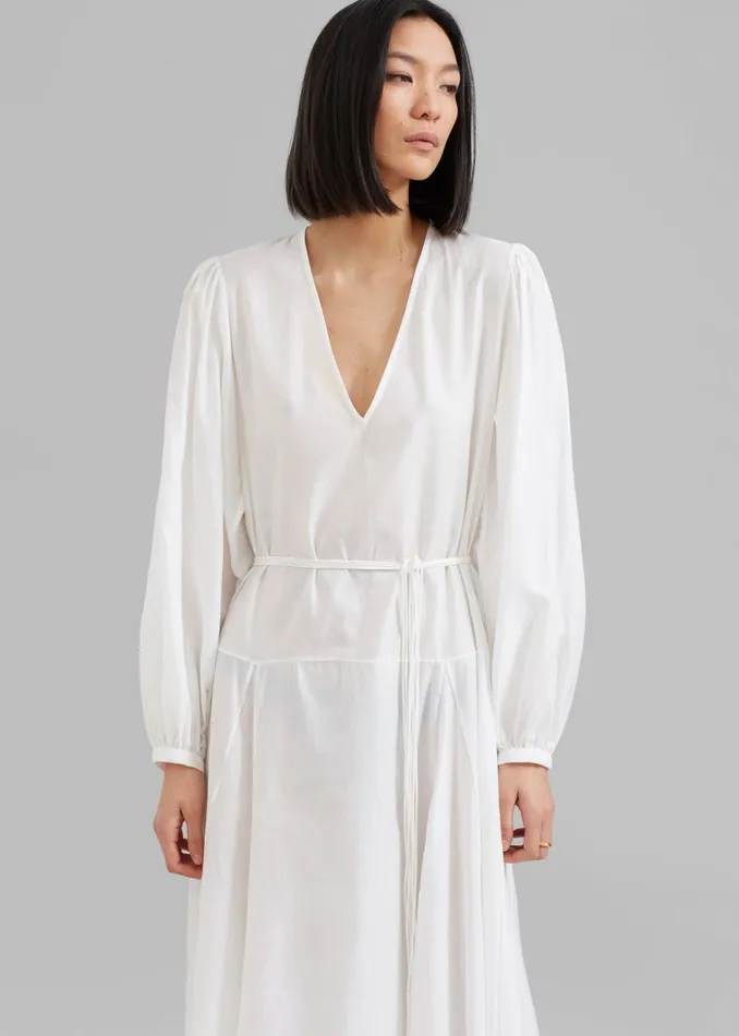 Women The Frankie Shop Dresses MATIN Cortona Dress White