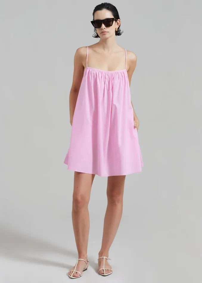 Women The Frankie Shop Dresses Matteau Voluminous Cami Mini Dress Rosewater