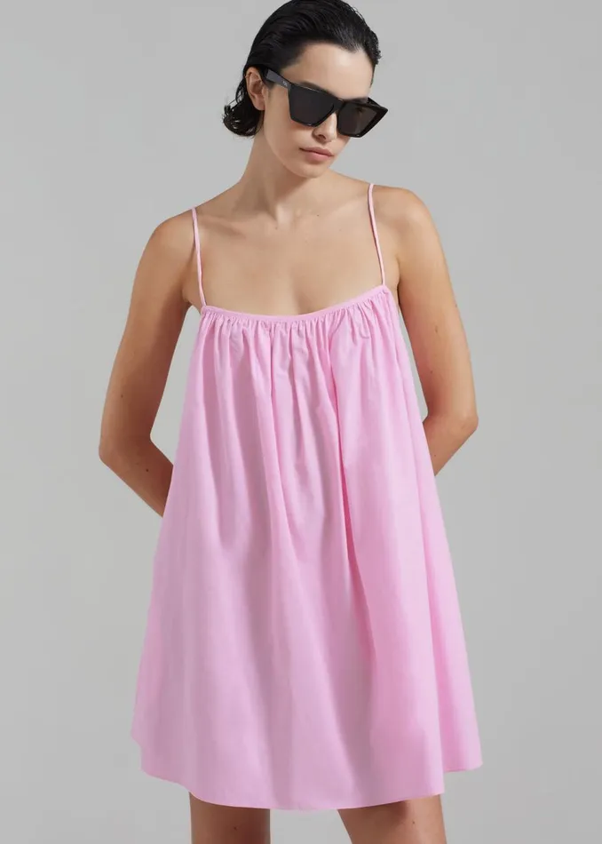 Women The Frankie Shop Dresses Matteau Voluminous Cami Mini Dress Rosewater
