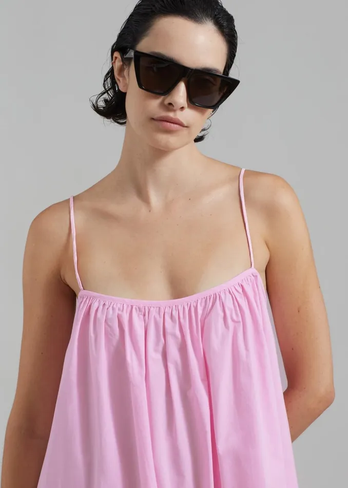 Women The Frankie Shop Dresses Matteau Voluminous Cami Mini Dress Rosewater