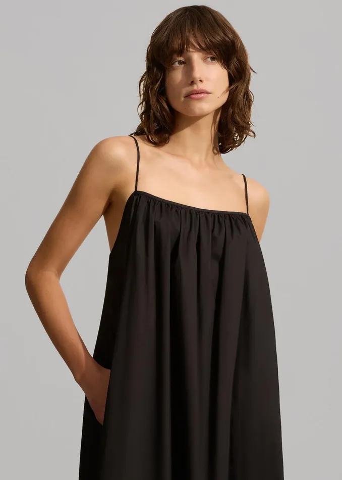 Women The Frankie Shop Dresses Matteau Voluminous Sundress Black