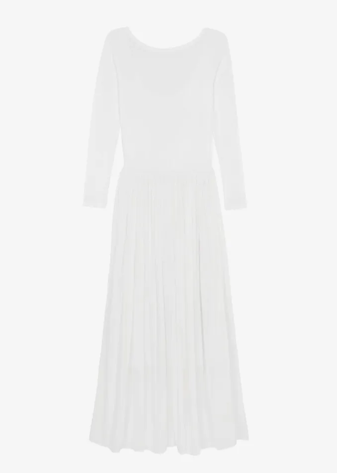Women The Frankie Shop Dresses Odette Gathered Skirt Maxi Dress White