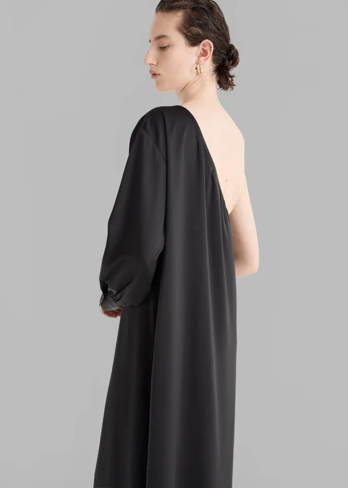 Women The Frankie Shop Dresses Solaqua The Chloe Dress Noir