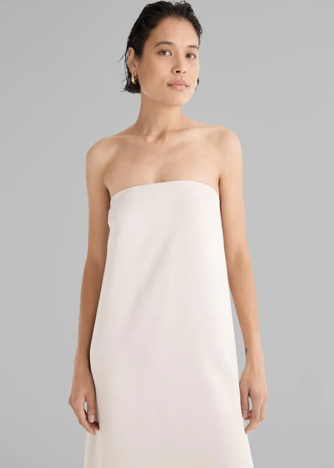 Women The Frankie Shop Dresses Solaqua The Fille Dress Oyster