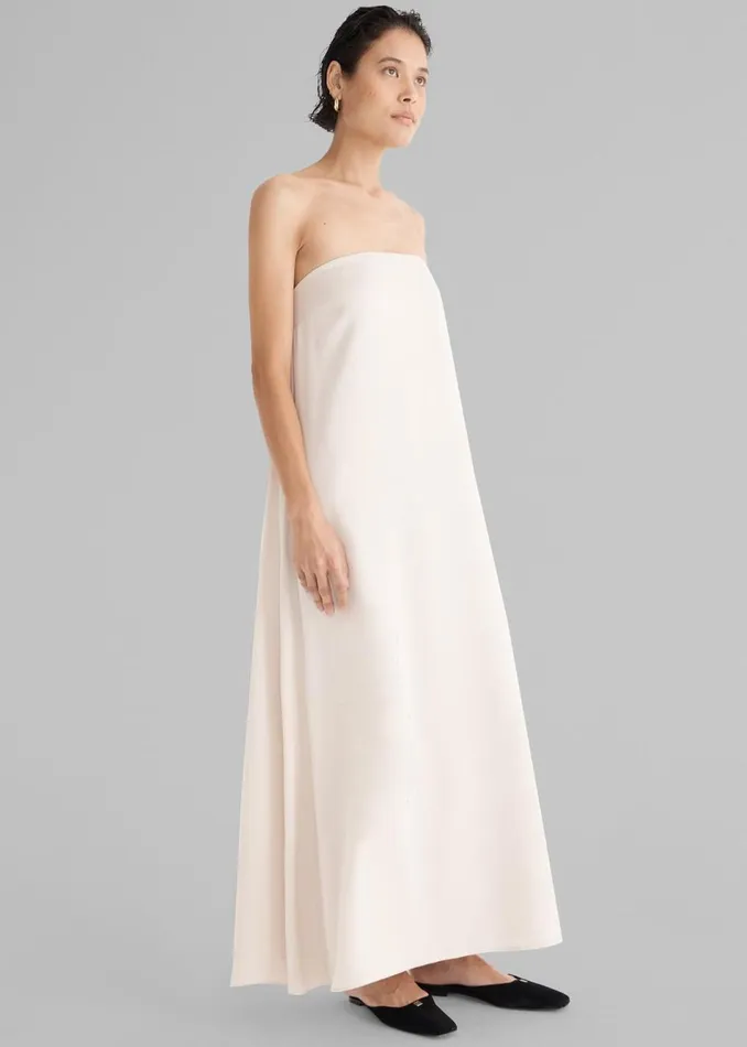 Women The Frankie Shop Dresses Solaqua The Fille Dress Oyster