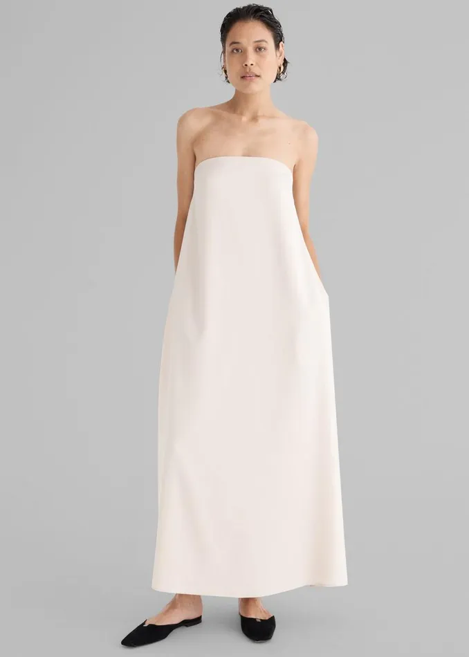 Women The Frankie Shop Dresses Solaqua The Fille Dress Oyster