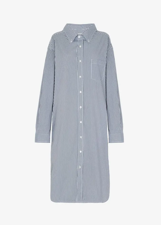 Women The Frankie Shop Dresses Talia Shirt Dress Blackwhite Stripe