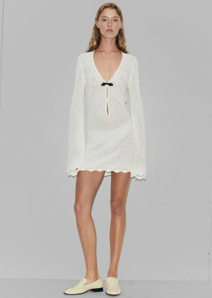 Women The Frankie Shop Dresses The Garment Tanzania Short Dress Cream
