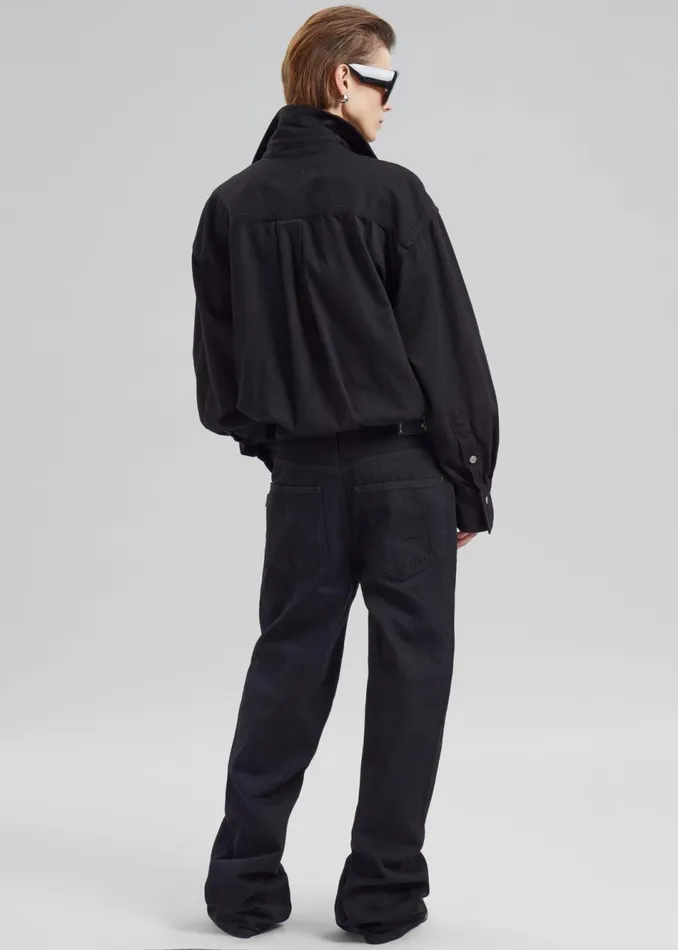 Women The Frankie Shop Jumpsuits Haikure Tilda Jumpsuit Black Stone
