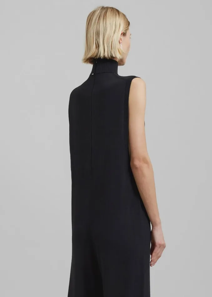 Women The Frankie Shop Jumpsuits Sportmax Kirie WoolKnit Jumpsuit Black