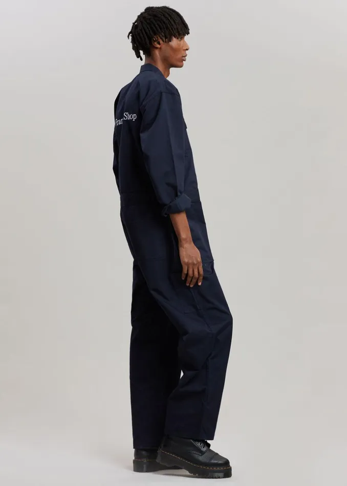 Women The Frankie Shop Jumpsuits TFS Oversized Boiler Suit Navy