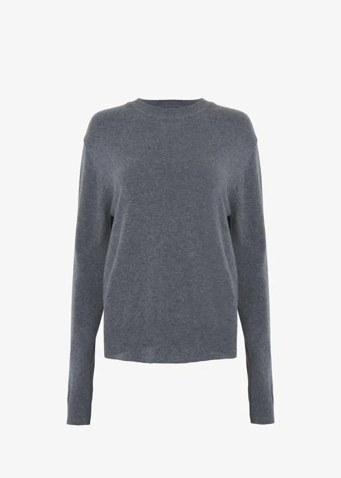 Women The Frankie Shop Knitwear Aurora Wool Blend Knit Sweater Grey