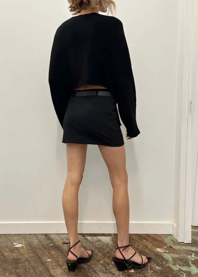 Women The Frankie Shop Knitwear Beaufille Twist Sweater Black