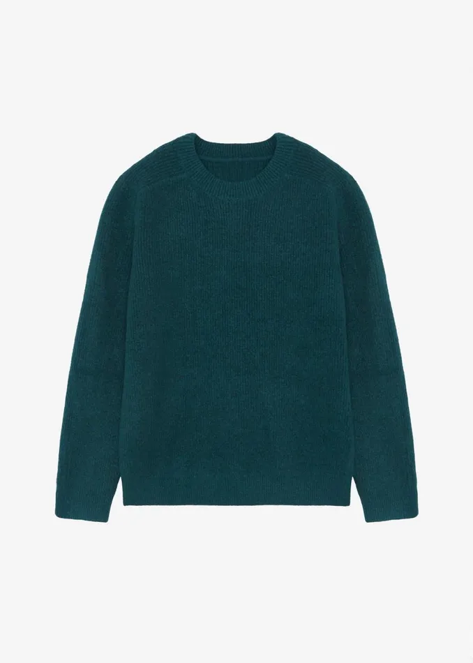 Women The Frankie Shop Knitwear Emory Sweater Deep Teal