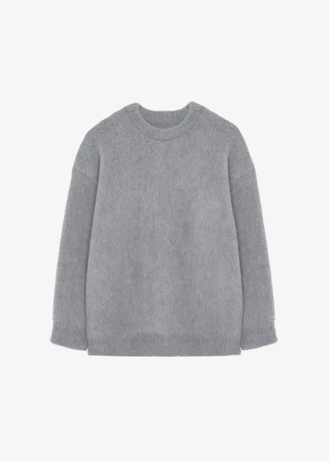 Women The Frankie Shop Knitwear Jasmine Sweater Grey