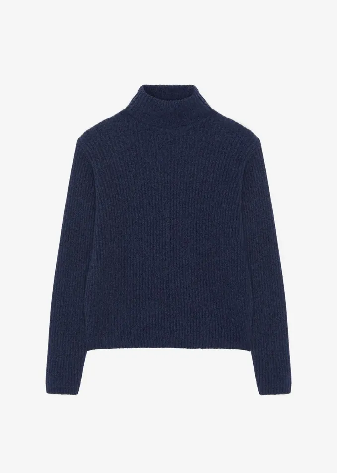 Women The Frankie Shop Knitwear Koda Wool Turtleneck Navy