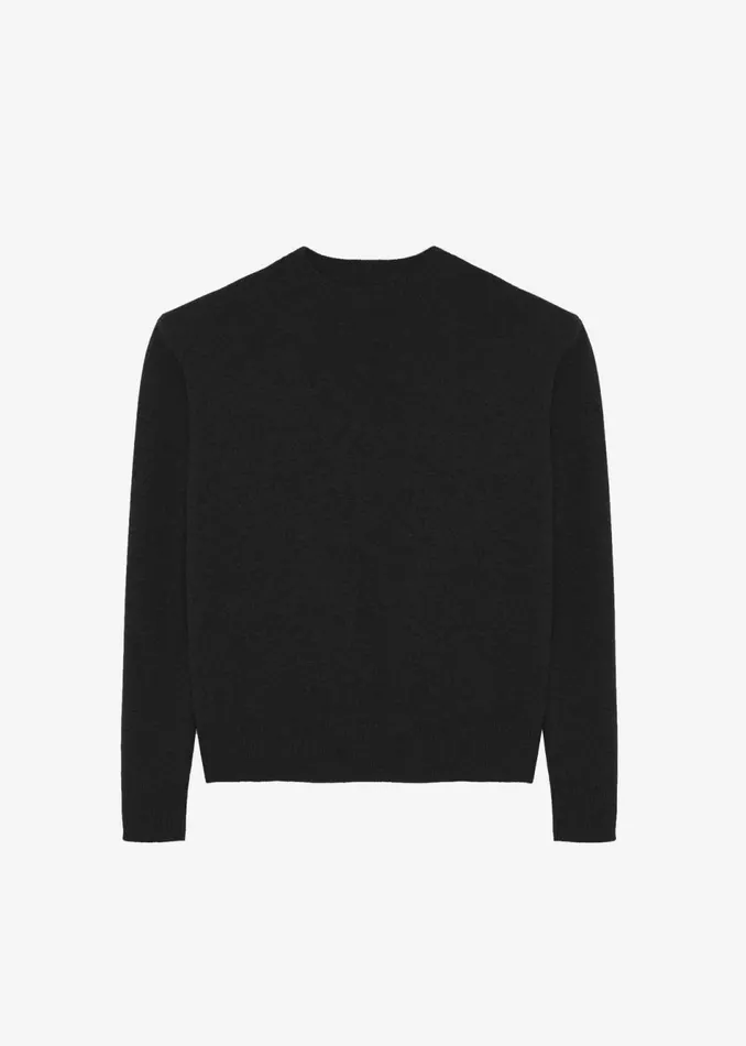 Women The Frankie Shop Knitwear Rafaela Padded Knit Sweater Black