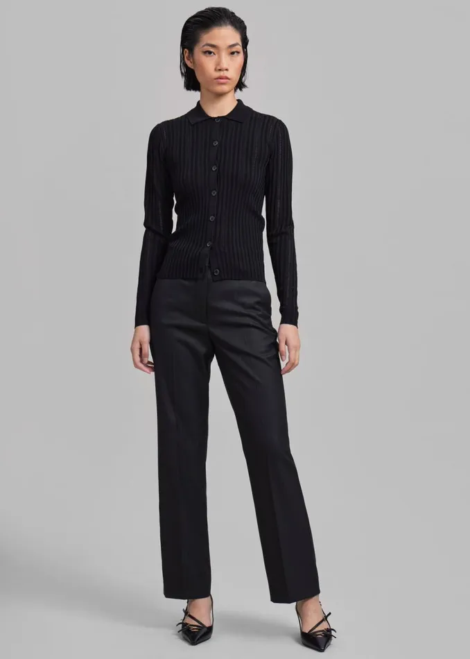 Women The Frankie Shop Knitwear Samse Samse Lea Cardigan Black