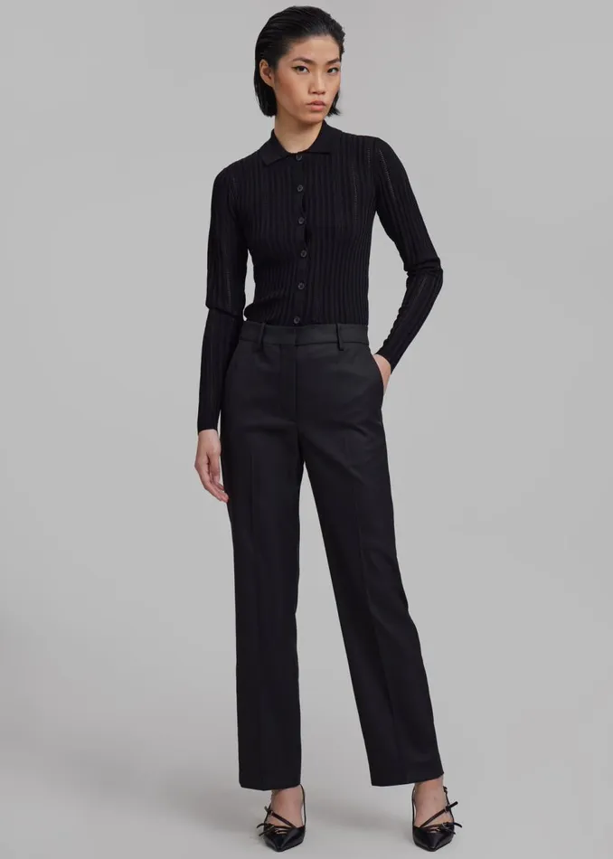 Women The Frankie Shop Knitwear Samse Samse Lea Cardigan Black