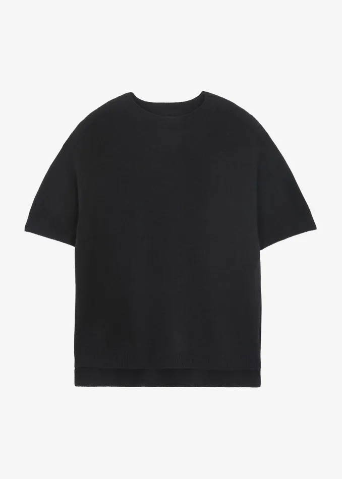 Women The Frankie Shop Knitwear Sofie Wool Blend Knit Top Black