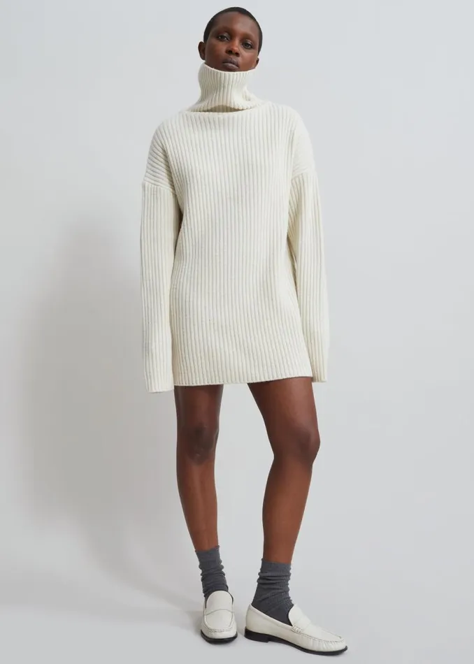 Women The Frankie Shop Knitwear Thelma Ribbed Sweater Cream