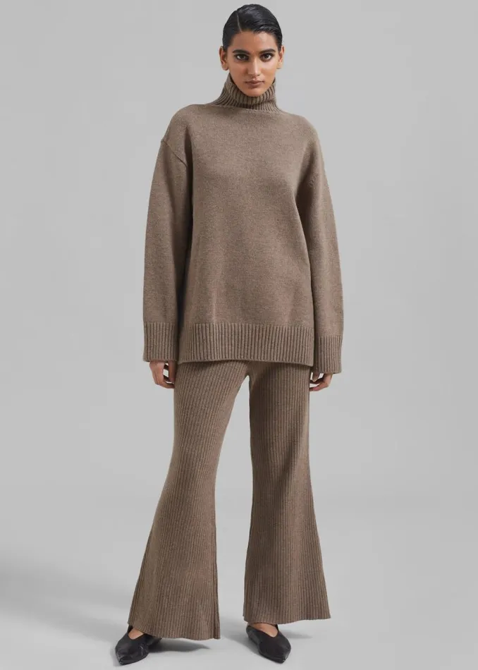 Women The Frankie Shop Loungewear Berkeley Pants Brown