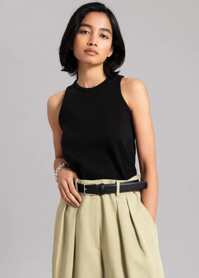Women The Frankie Shop Loungewear Liko Tank Black