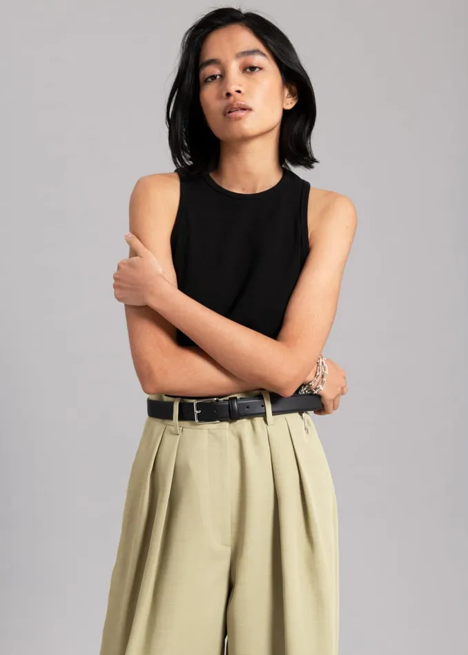 Women The Frankie Shop Loungewear Liko Tank Black