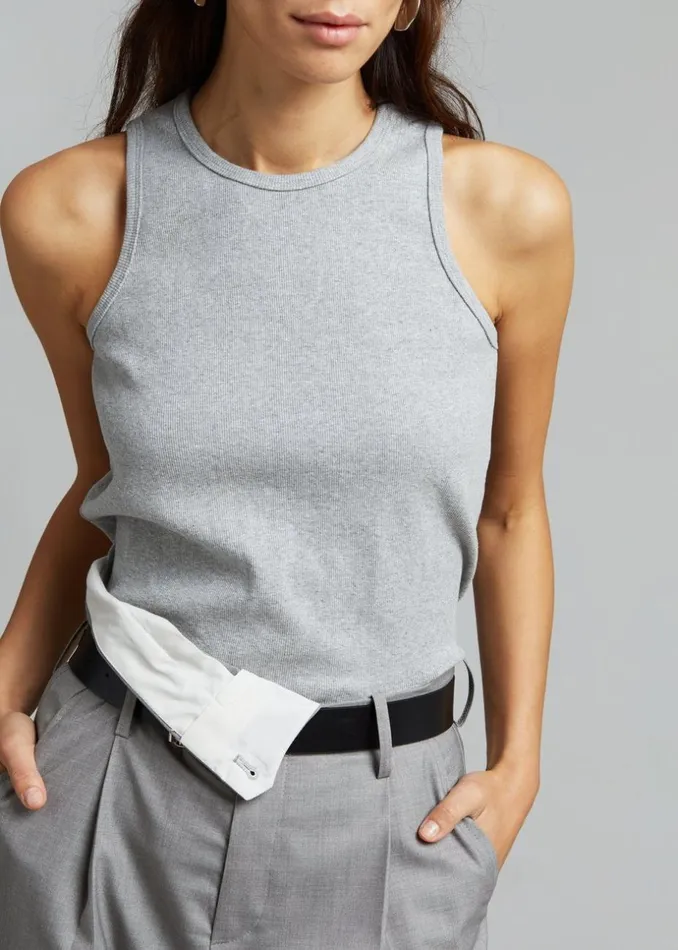 Women The Frankie Shop Loungewear Liko Tank Heather Grey