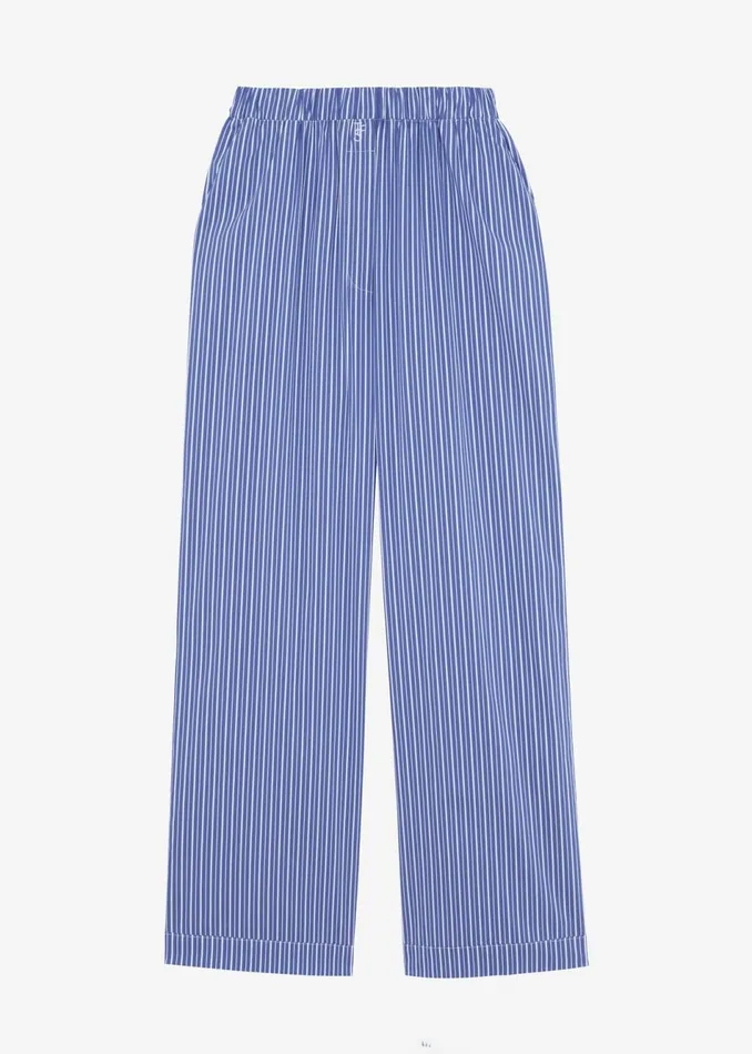 Women The Frankie Shop Loungewear Mirca Elastic Pants Blue Multi Stripe