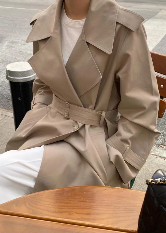 Women The Frankie Shop Outerwear Abril Trench Sand