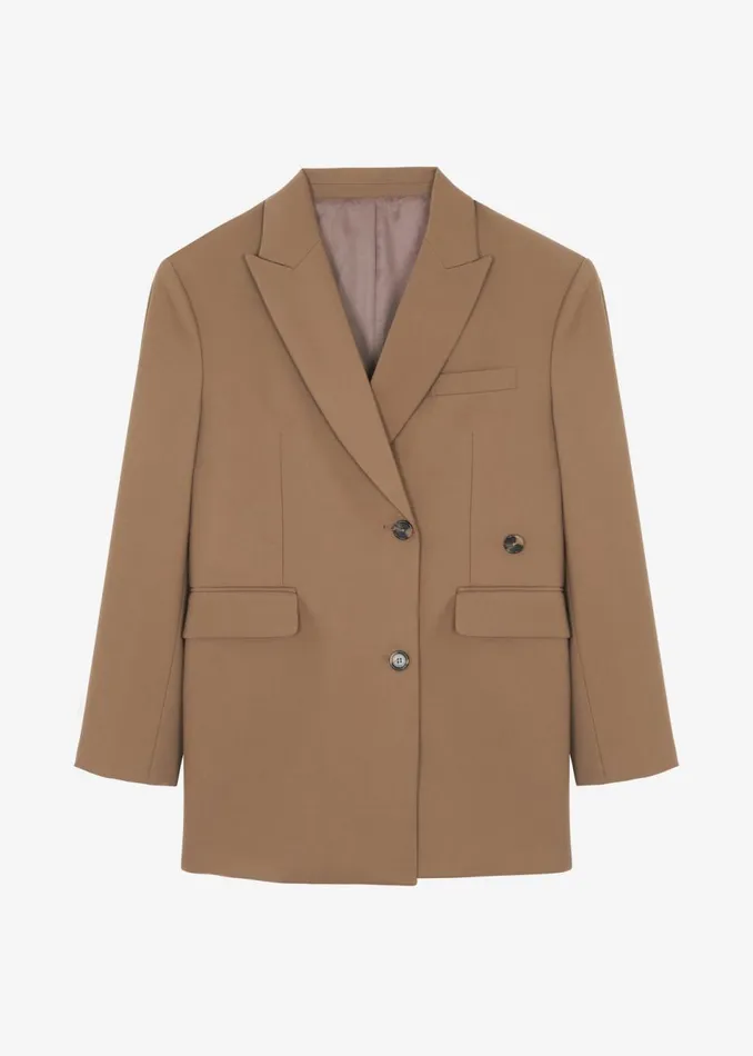 Women The Frankie Shop Outerwear Alana Boxy Blazer Brown